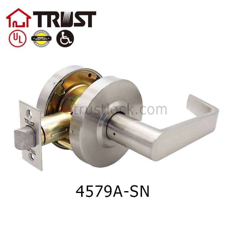 TRUST 4579ASN Ansi Grade 2 Commercial Industrial Lever Door Lock